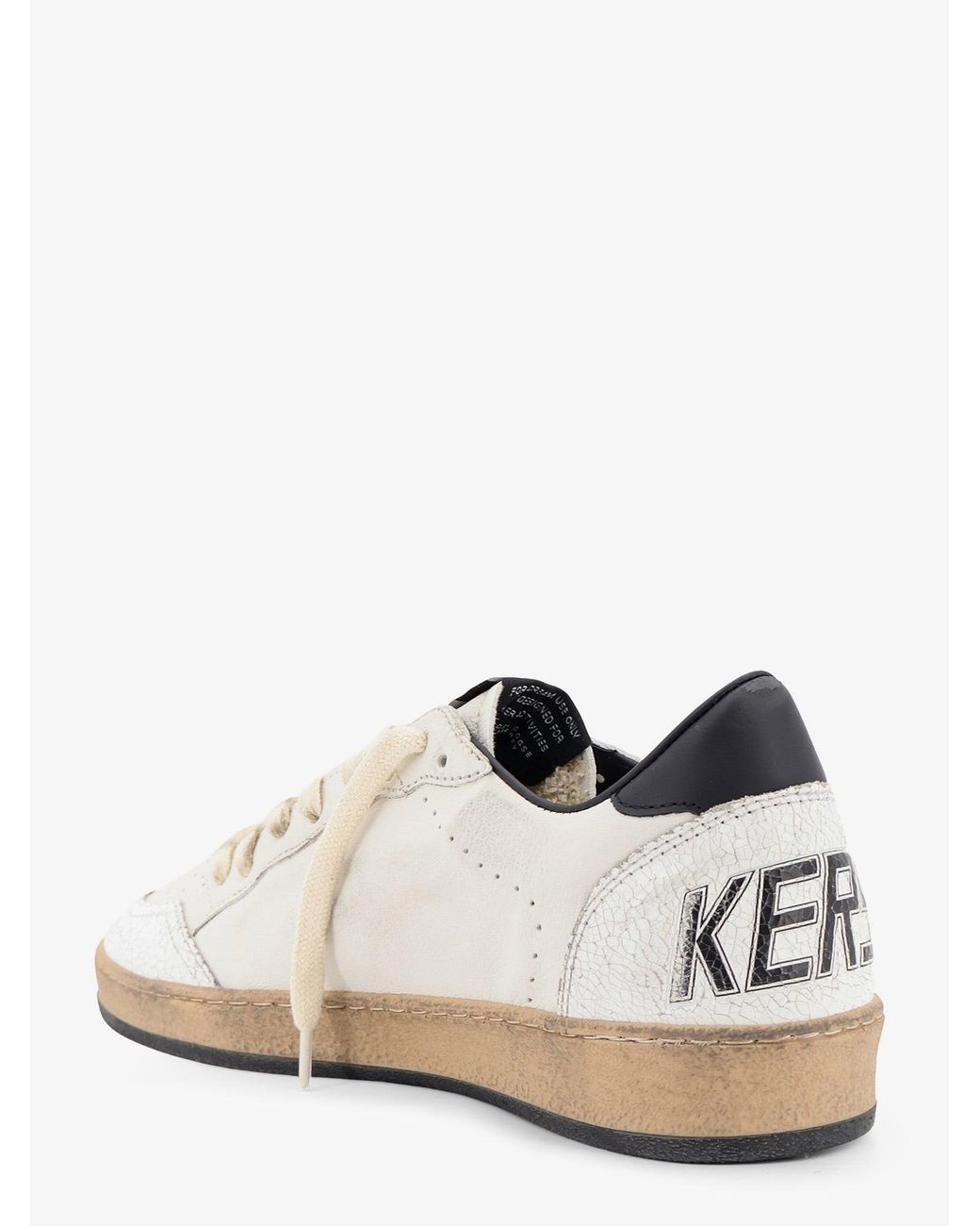 Golden Goose Deluxe Brand White Ball Star Leather Sneakers for men