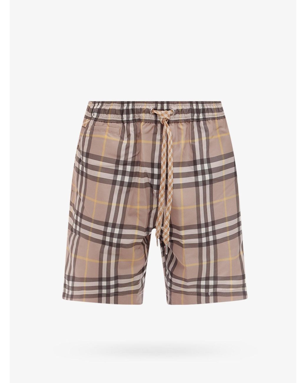 Burberry Swim Trunk in Natural for Men Lyst