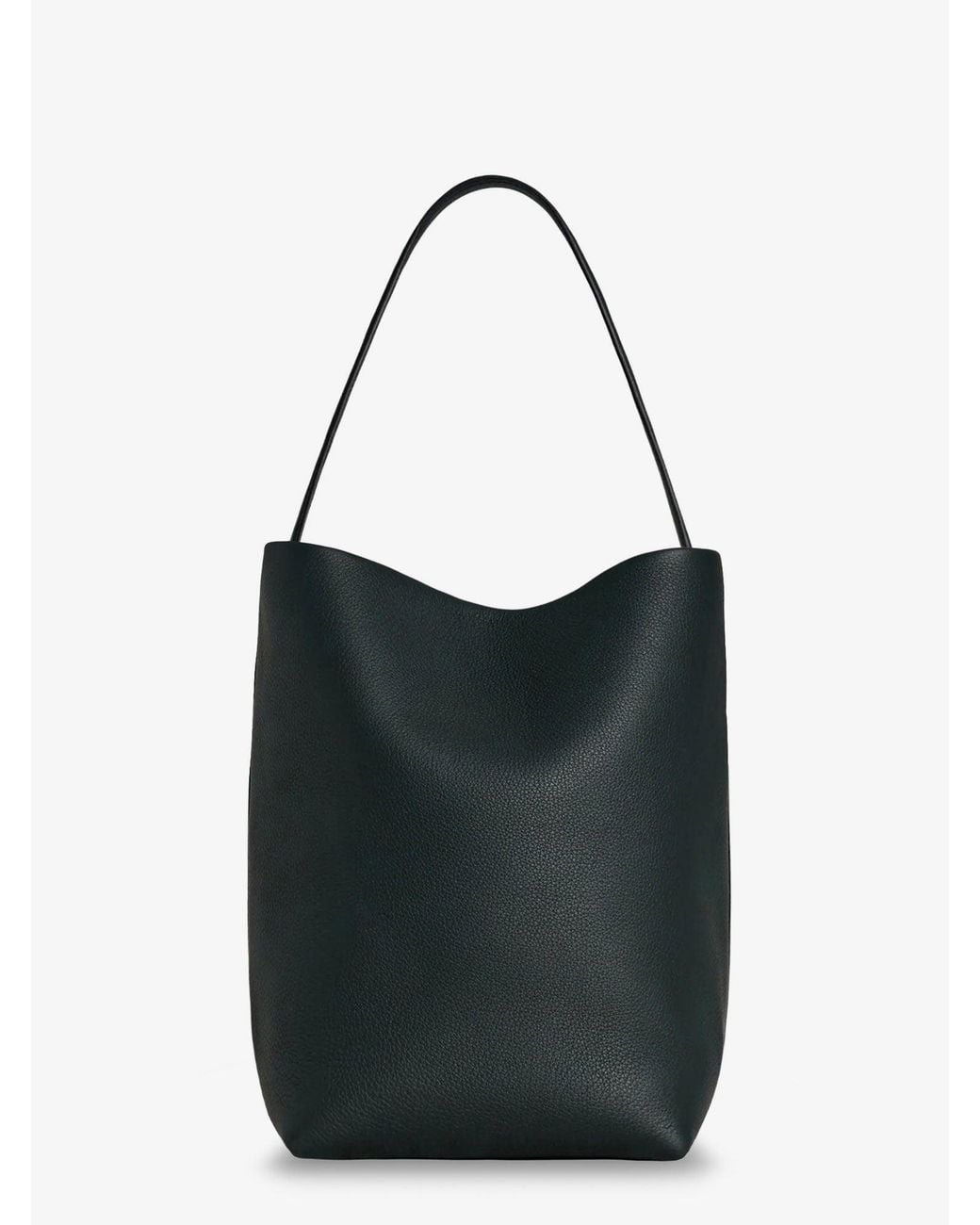The Row Black Park Medium Leather Bag