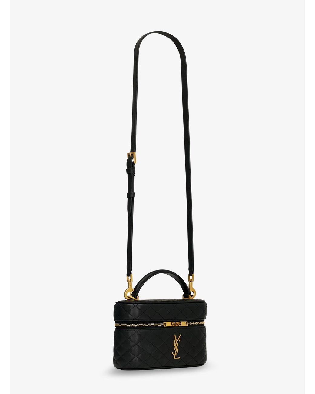 Saint Laurent White Gaby Vanity Bag