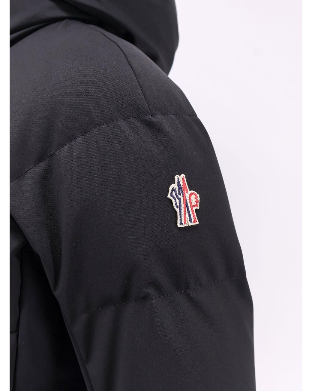 Moncler Blue Guyane Insulated Hooded Down Jacket