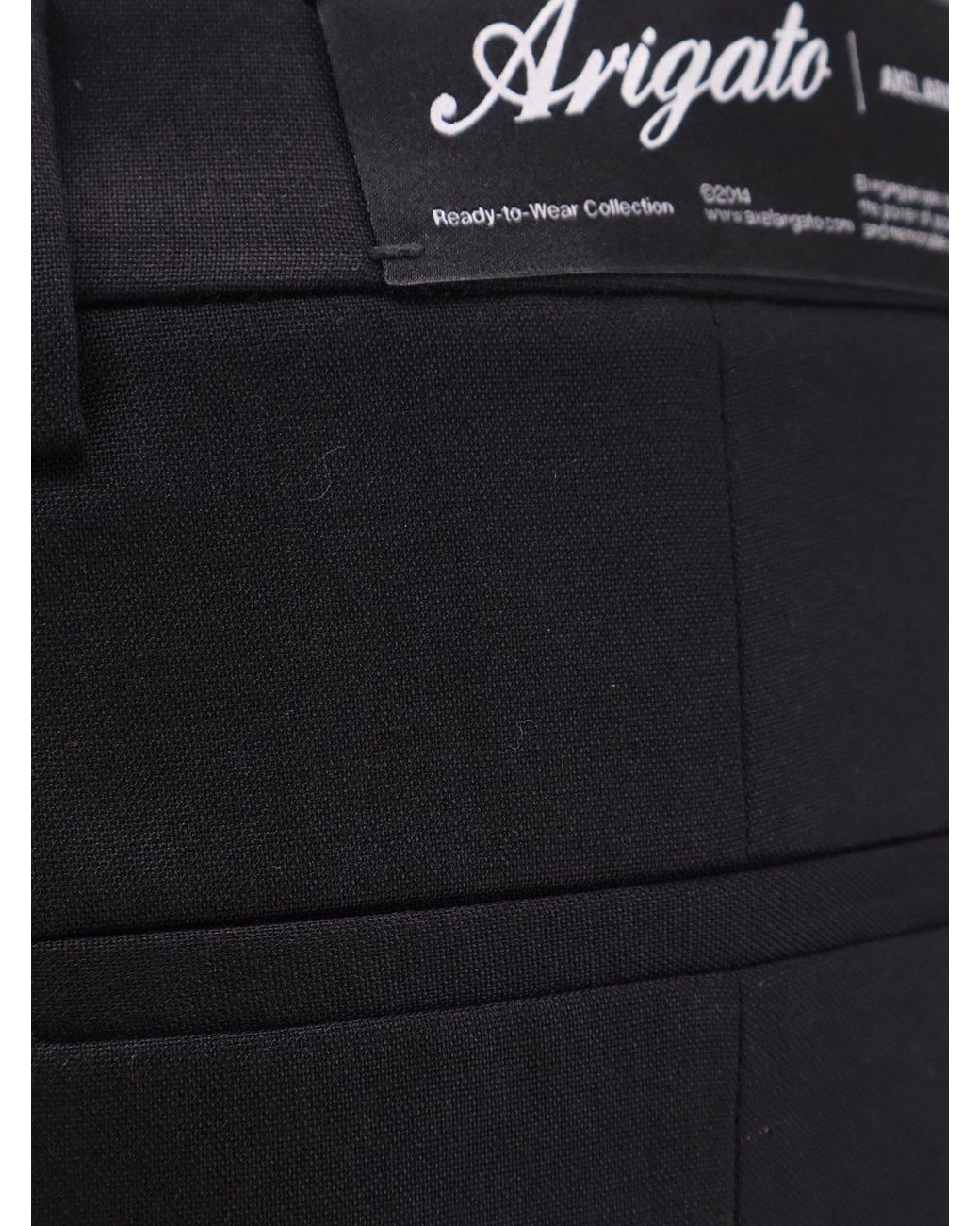 Axel Arigato Black Wool Blend Trousers