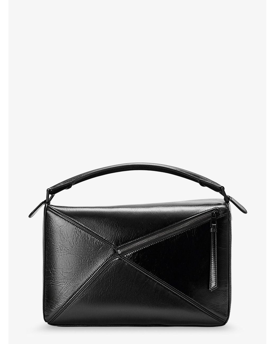 Loewe Black Puzzle Large Leather Bag for men