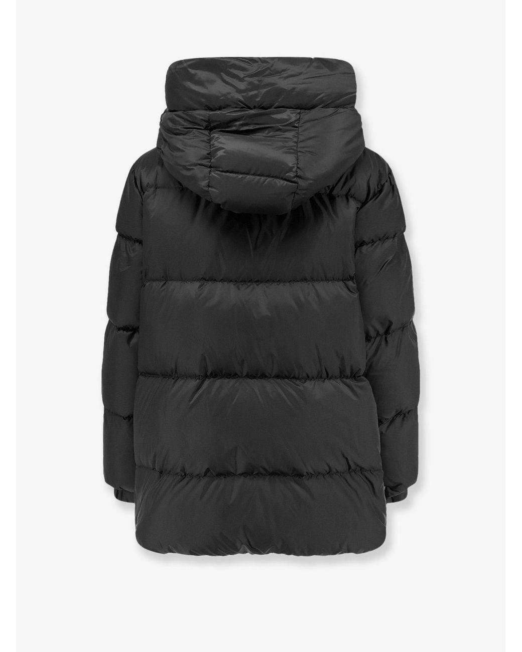 Max Mara Black Seia The Cube Hooded Down Jacket
