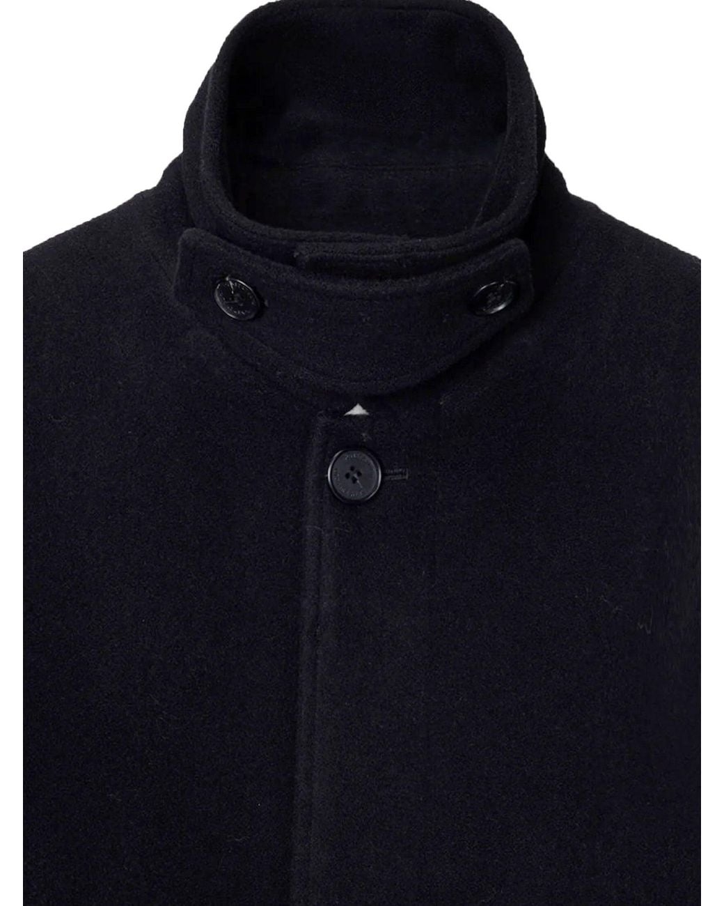 DUNST Blue Wool And Cashmere Blend Coat for men
