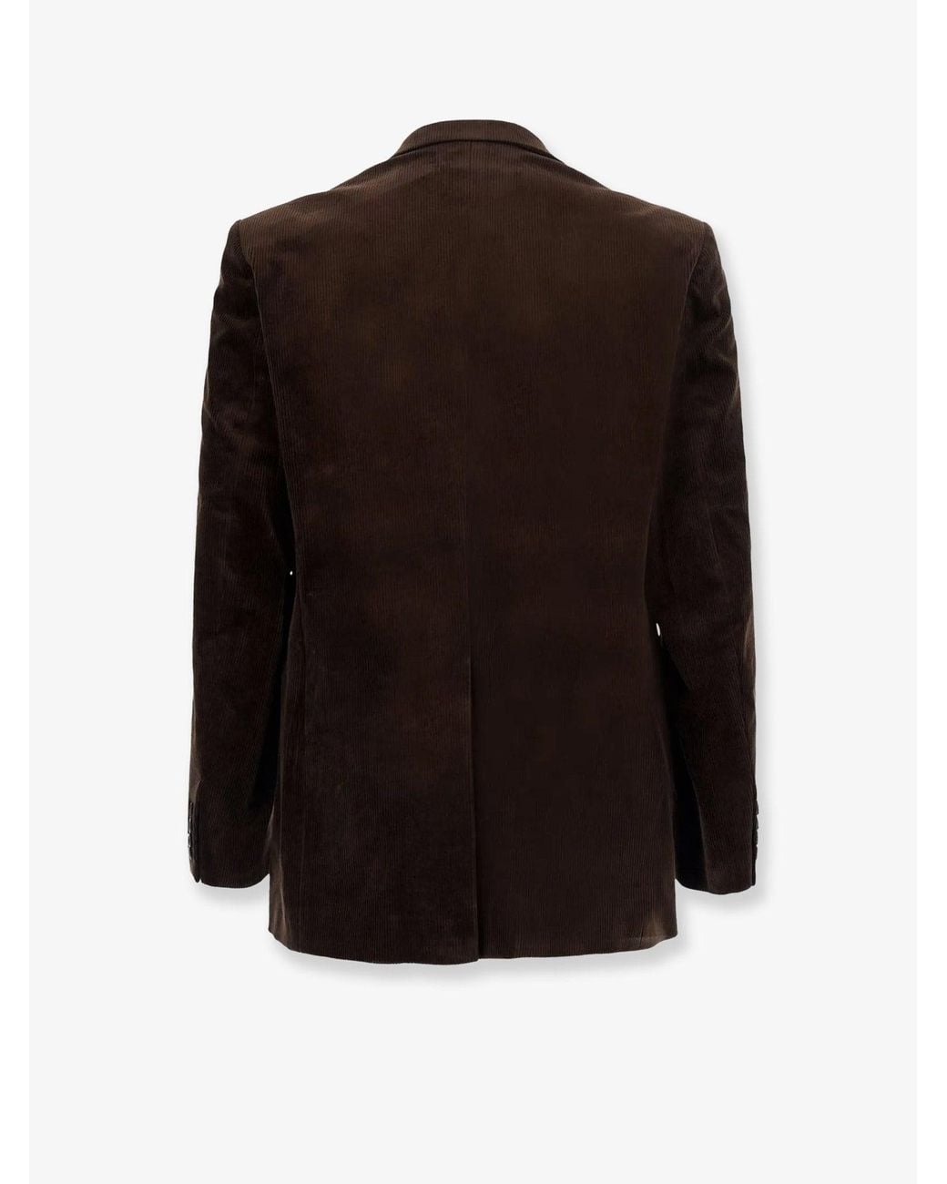 TONYWACK Black Tailored Single-Breasted Corduroy Blazer for men
