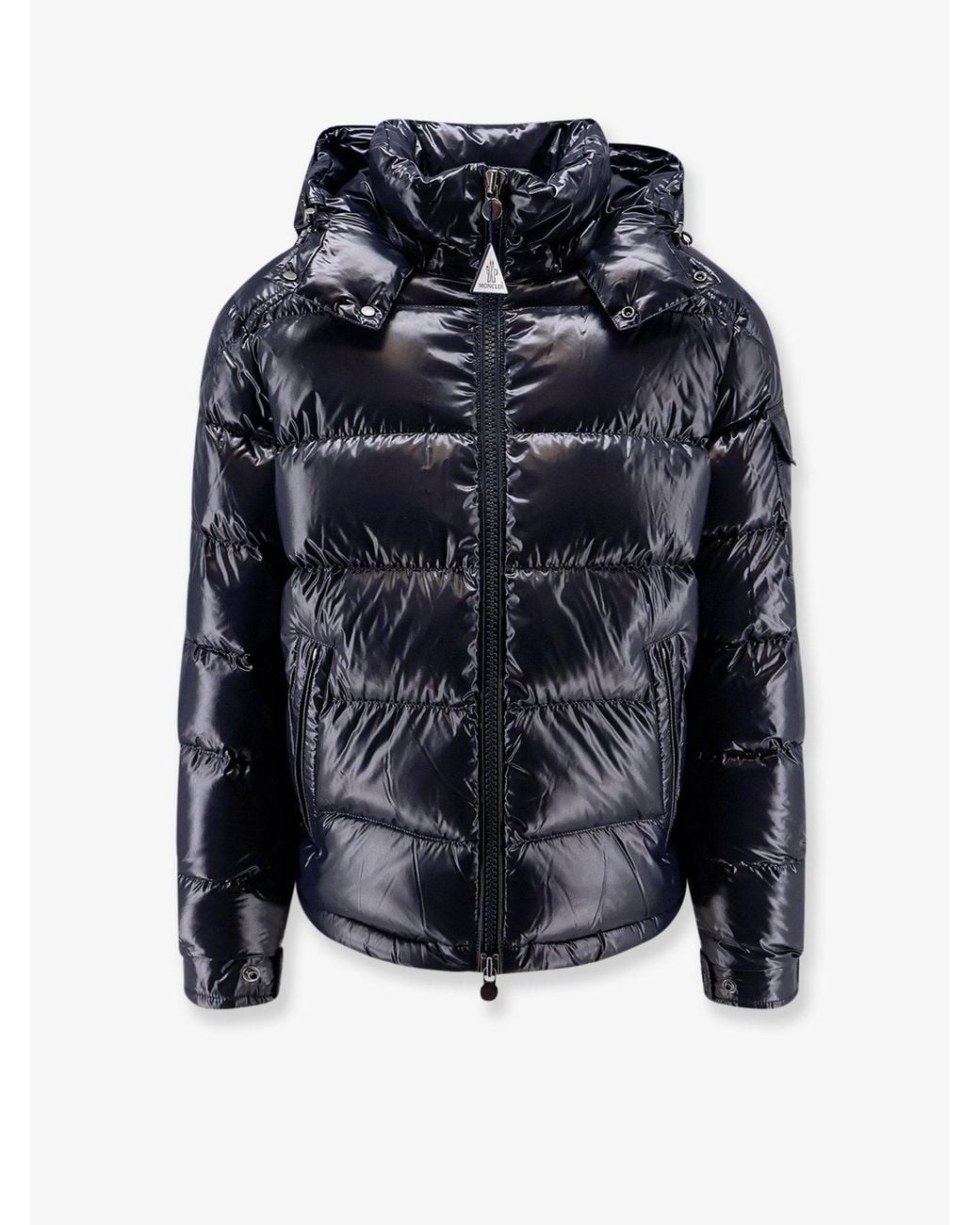 Moncler Blue Maya Recycled Materials Down Jacket for men