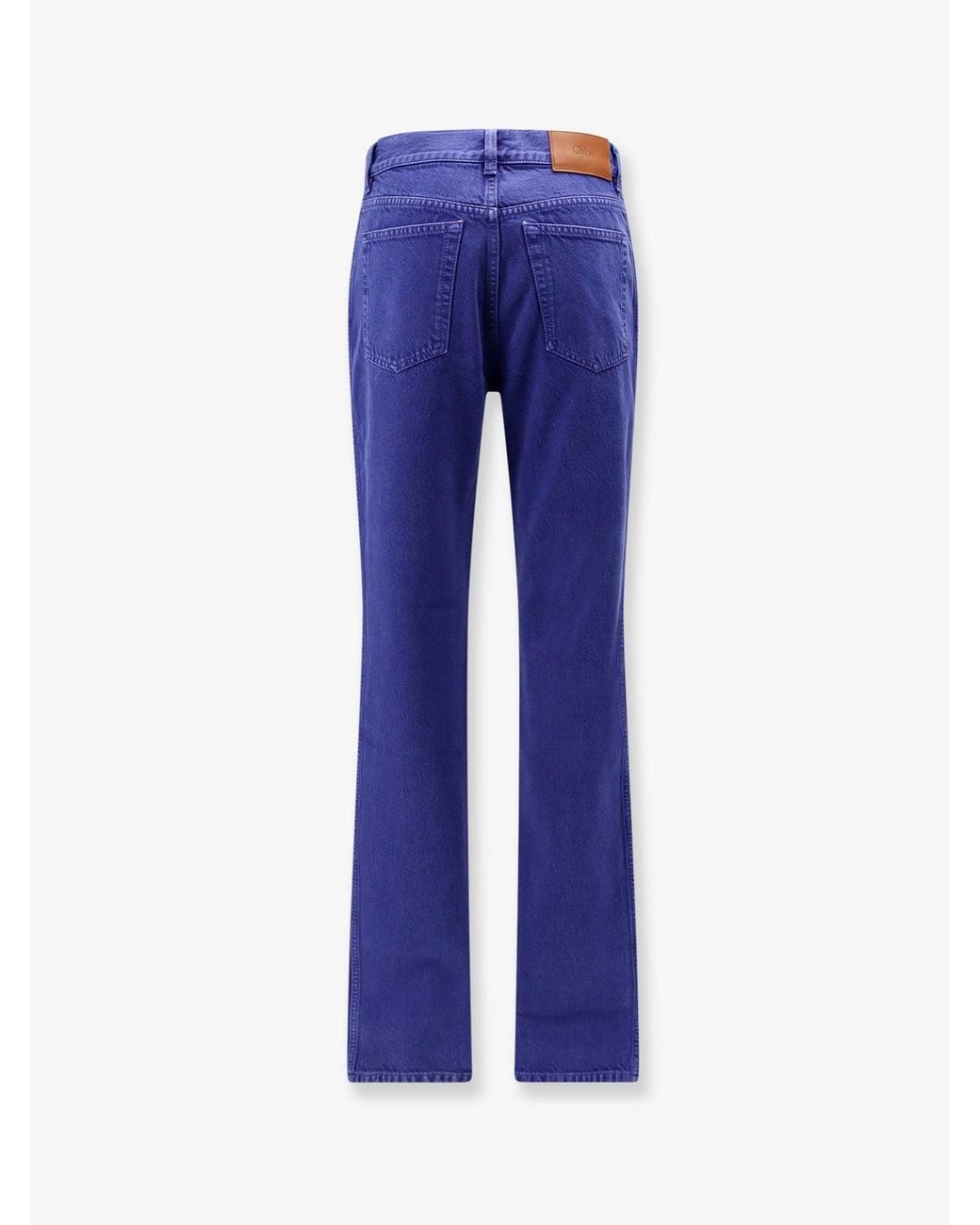 Chloé Blue Cotton Trousers