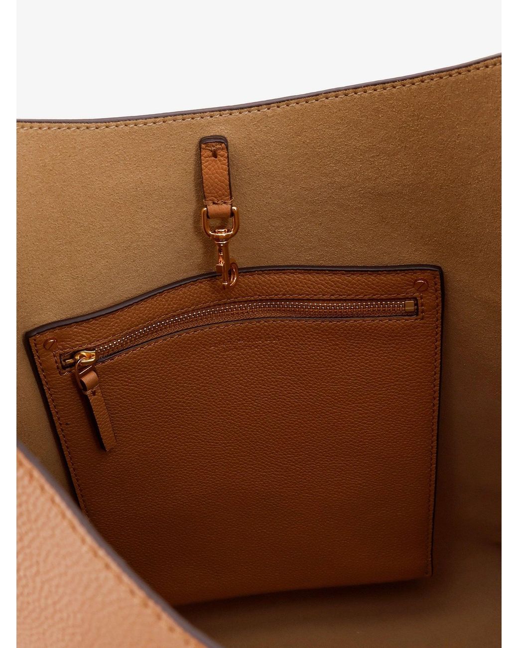 Tory Burch Brown Romy Hobo Leather Bag
