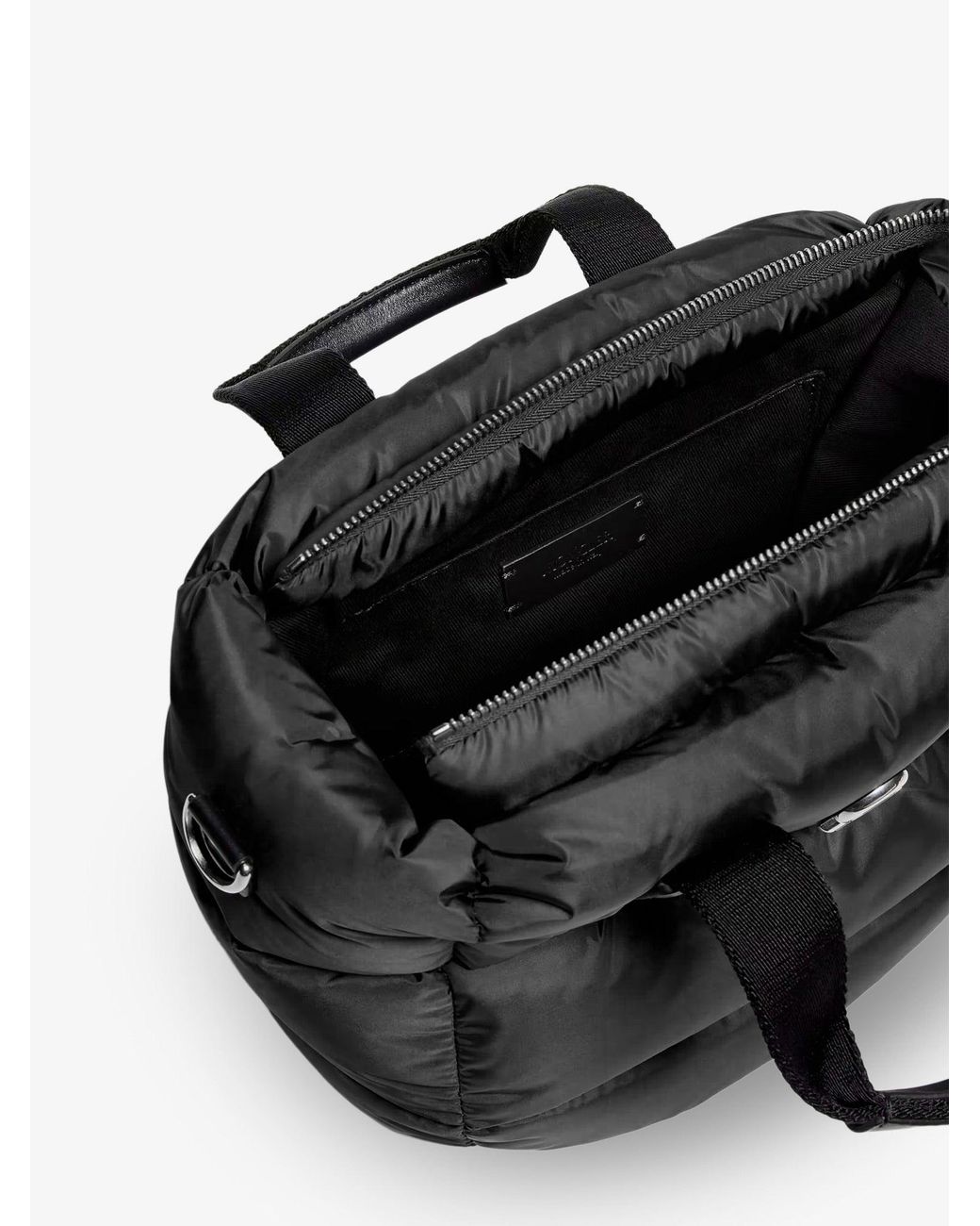 Moncler Black Mini Caradoc Nylon Handbag