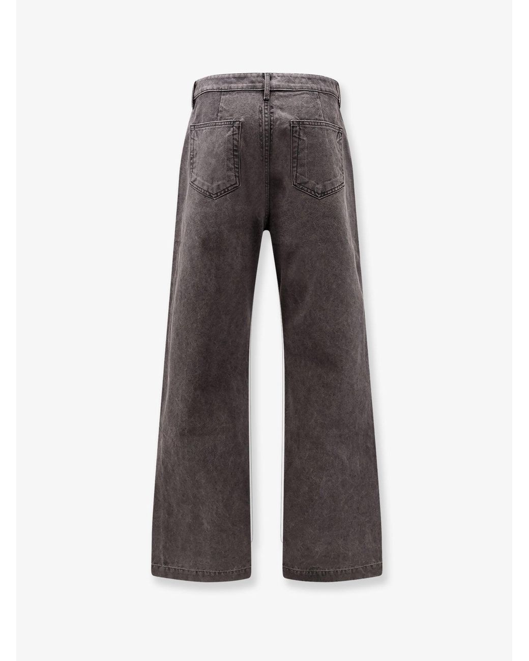 Rick Owens Gray Geth Cotton Jeans for men