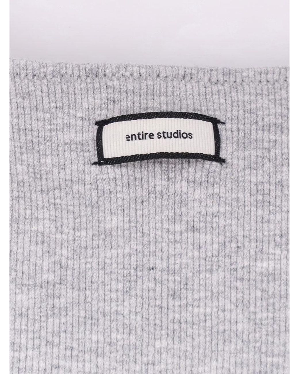 Entire studios Gray Cotton Blend Top