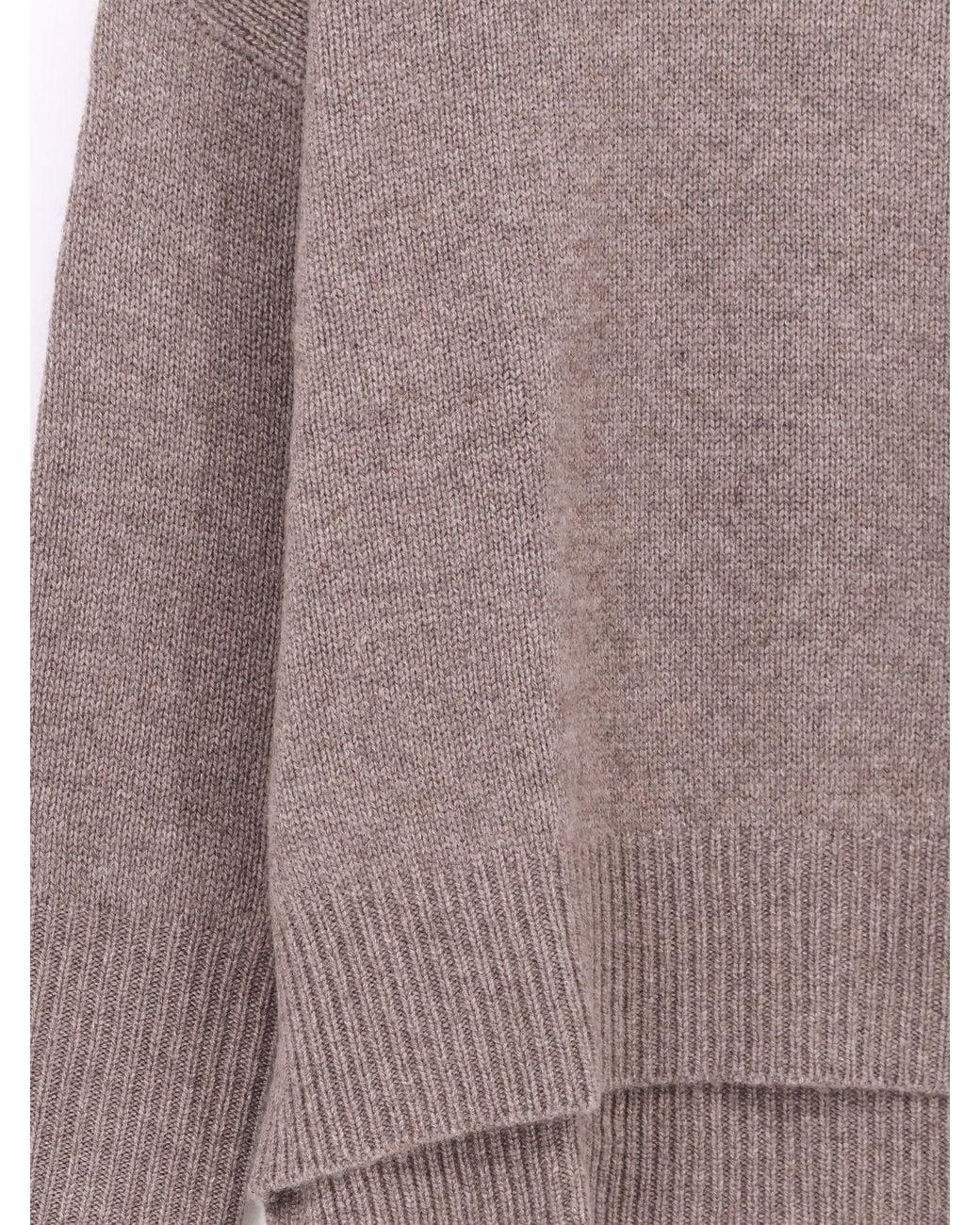 Lisa Yang Brown Heidi Cashmere Turtleneck