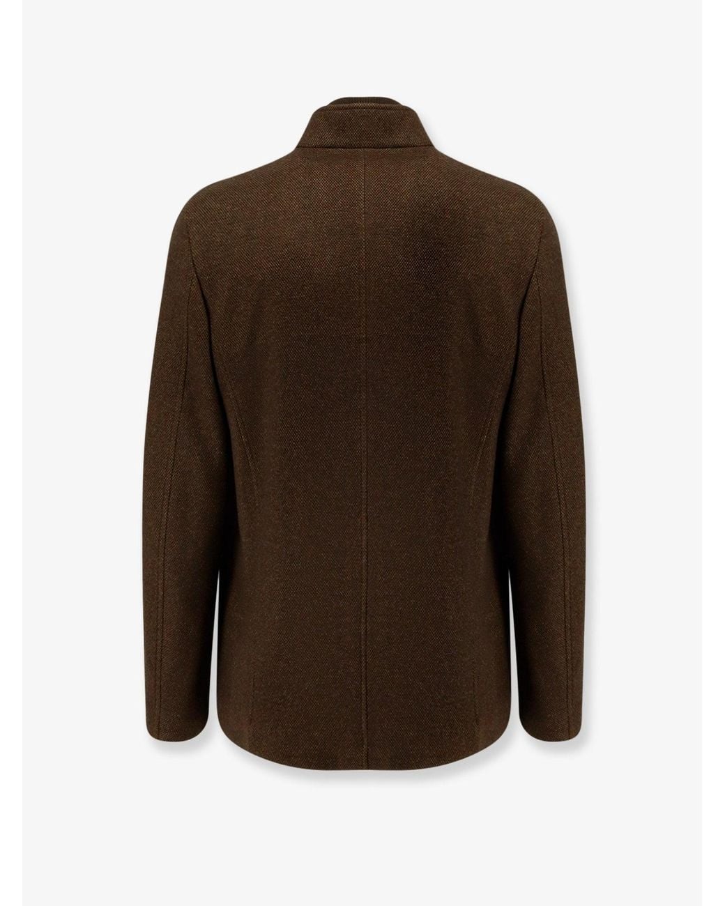 Loro Piana Brown Spagna Cashmere Blend Jacket for men