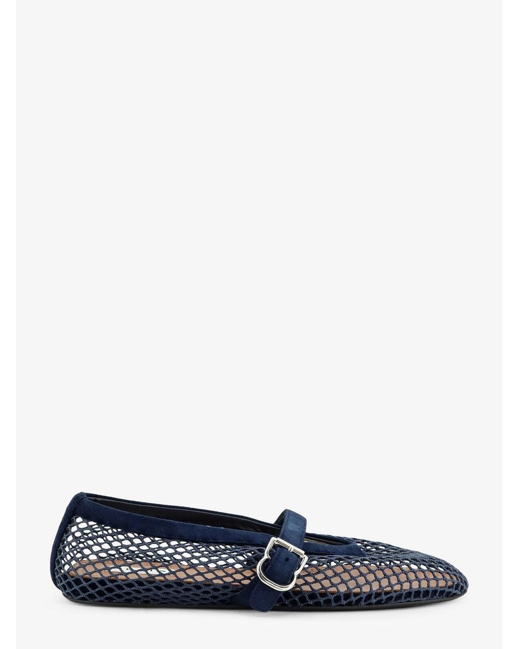 Alaïa Blue Mesh Ballet Flats
