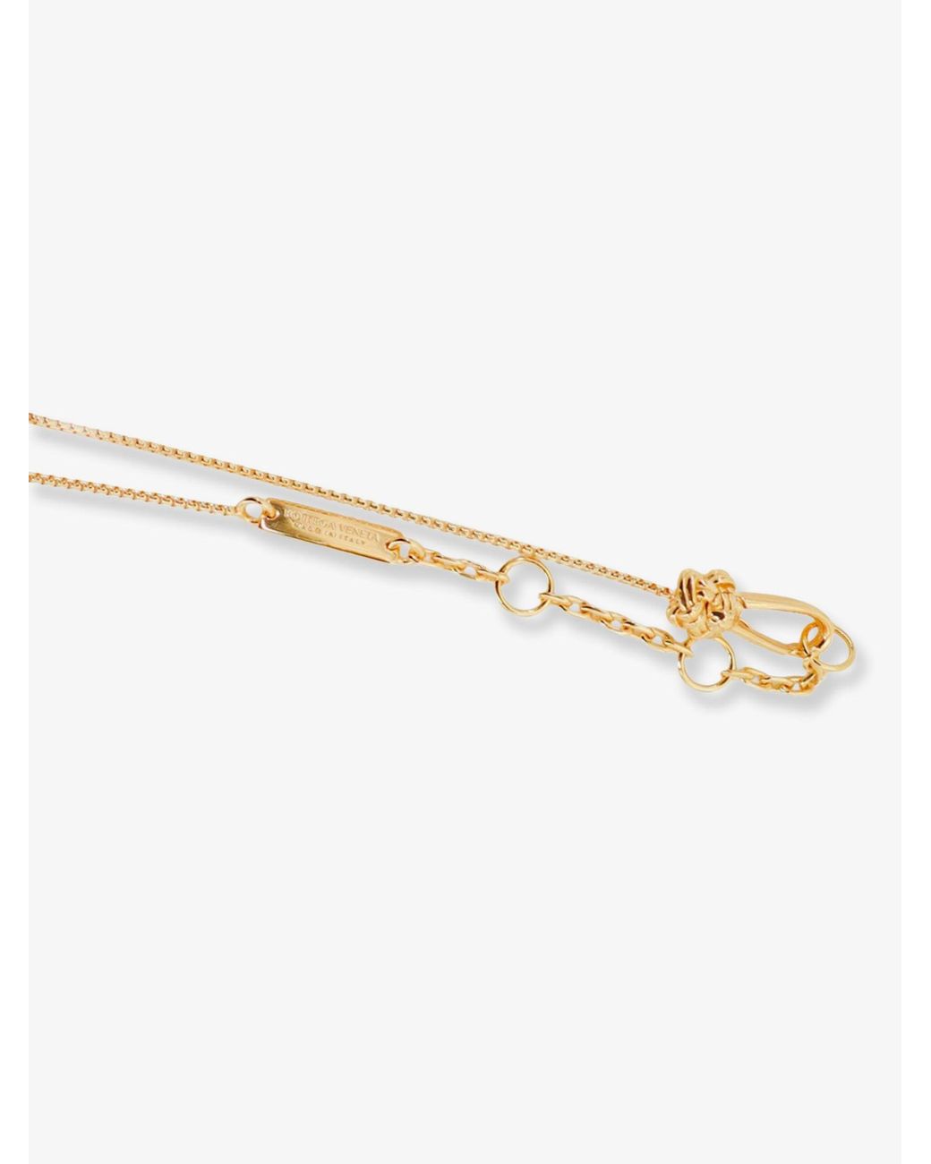 Bottega Veneta White Brass Necklace