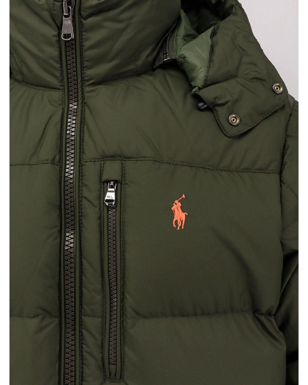 Polo Ralph Lauren Green Recycled Nylon Down Jacket for men