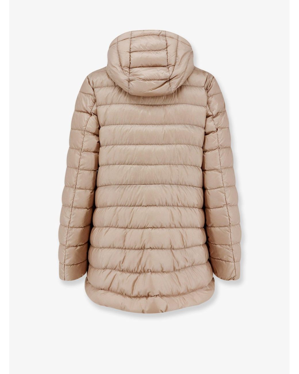 Moncler Natural Jasmin Hooded Down Jacket