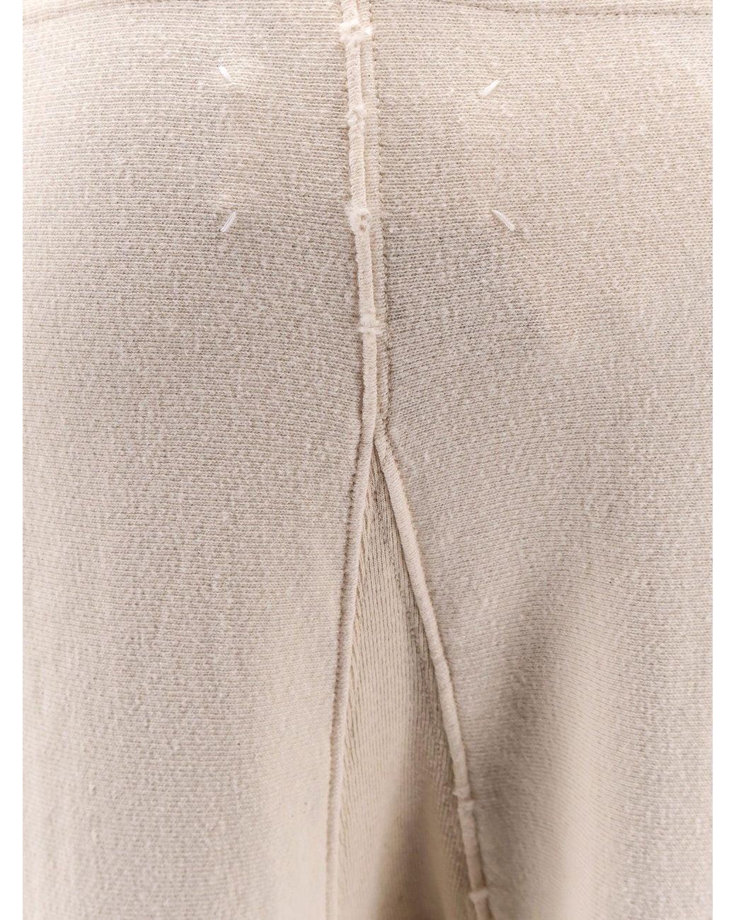 Maison Margiela Natural Cotton Jogger Trousers for men