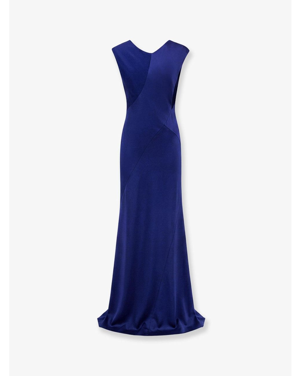 Alberta Ferretti Blue Viscose Long Dress