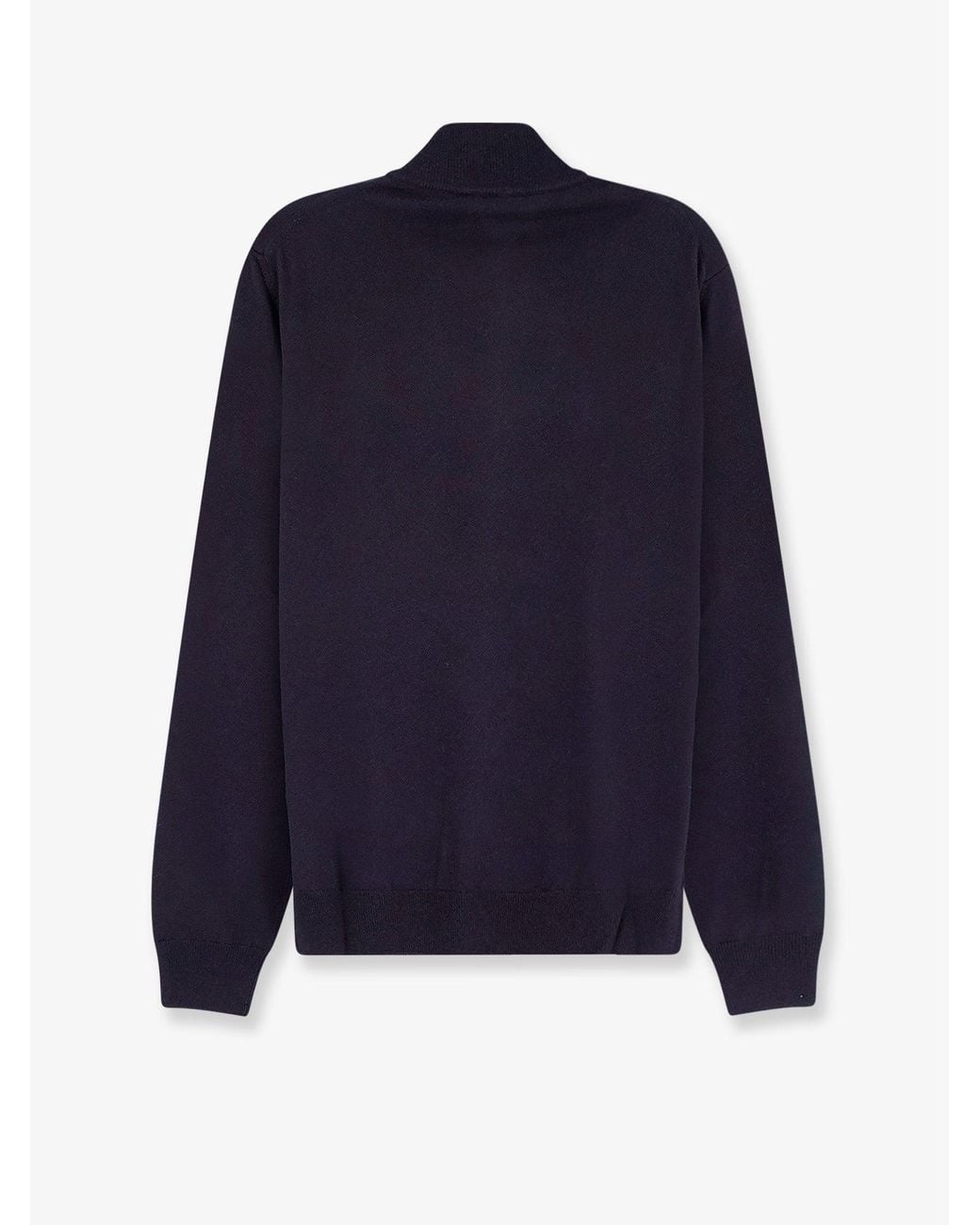 Corneliani Blue Full-Zip Wool Cardigan for men
