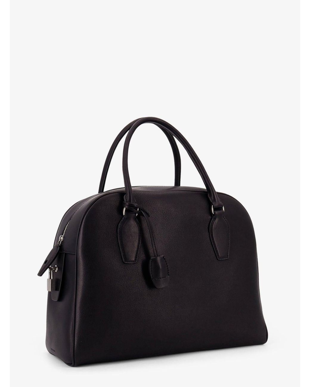 The Row Black India 12.00 Leather Handbag
