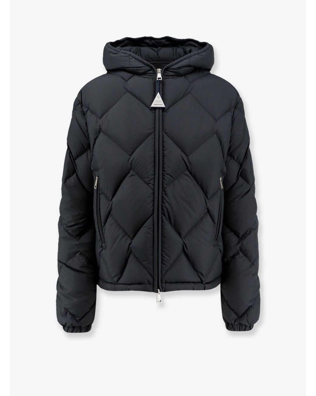 Moncler Black Arvouinne Quilted Recycled Nylon Down Jacket