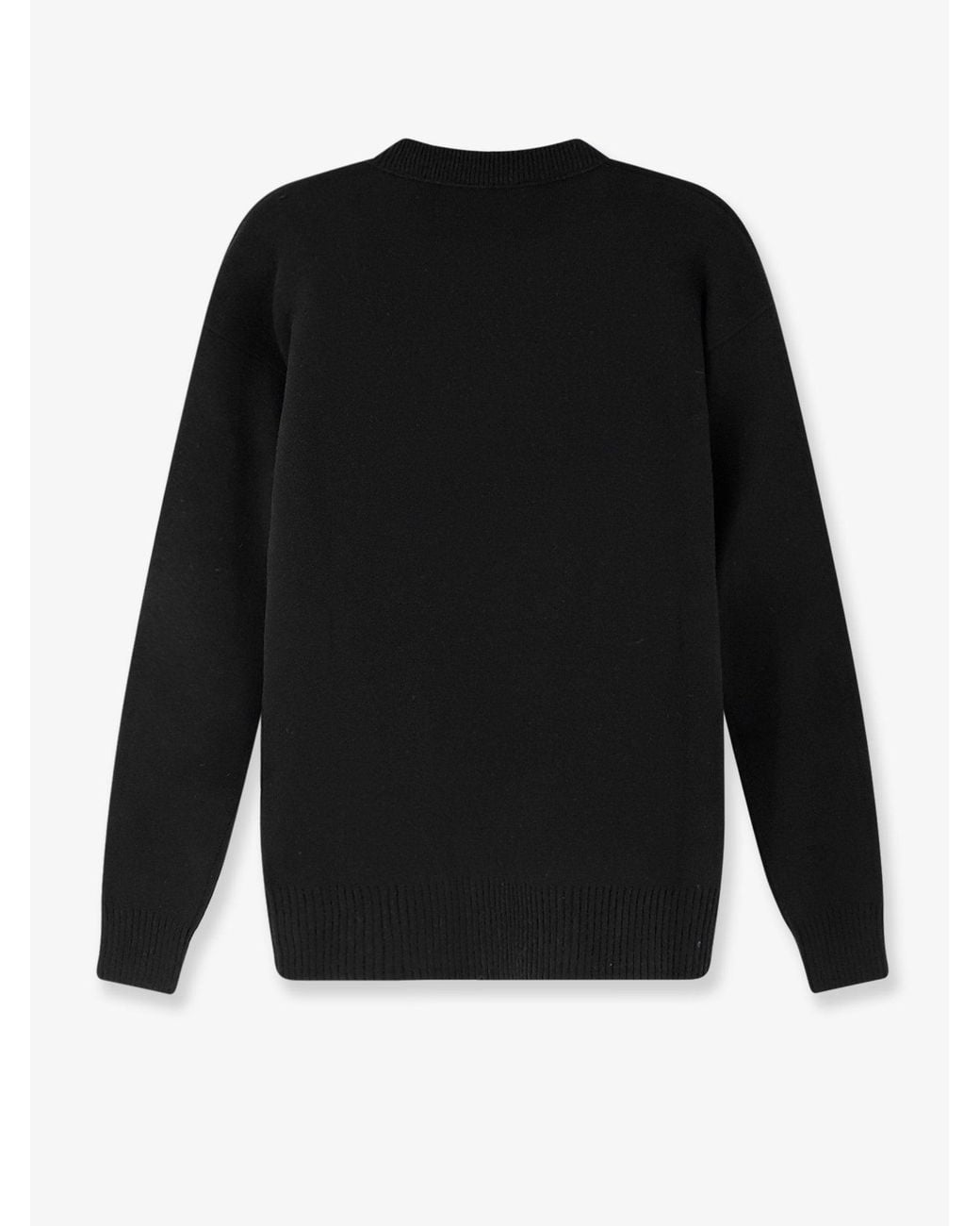 Alpha Studio Black Wool Blend Sweater for men