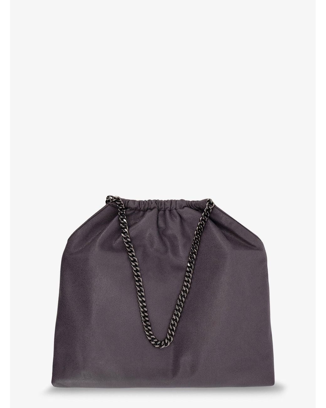 Stella McCartney Purple Falabella Shoulder Bag With Metal Drawstring