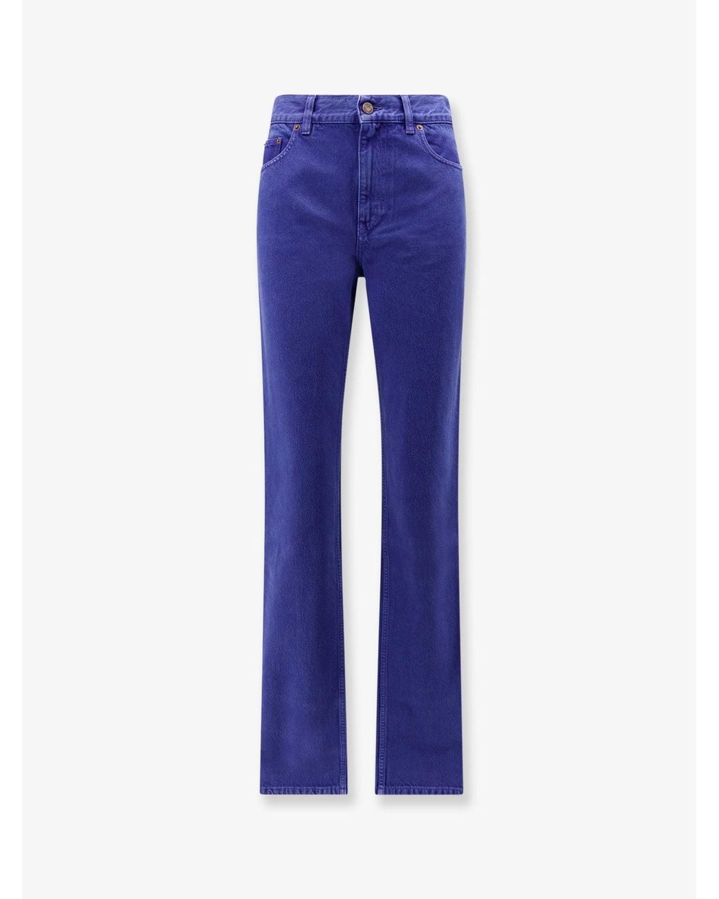 Chloé Blue Cotton Trousers