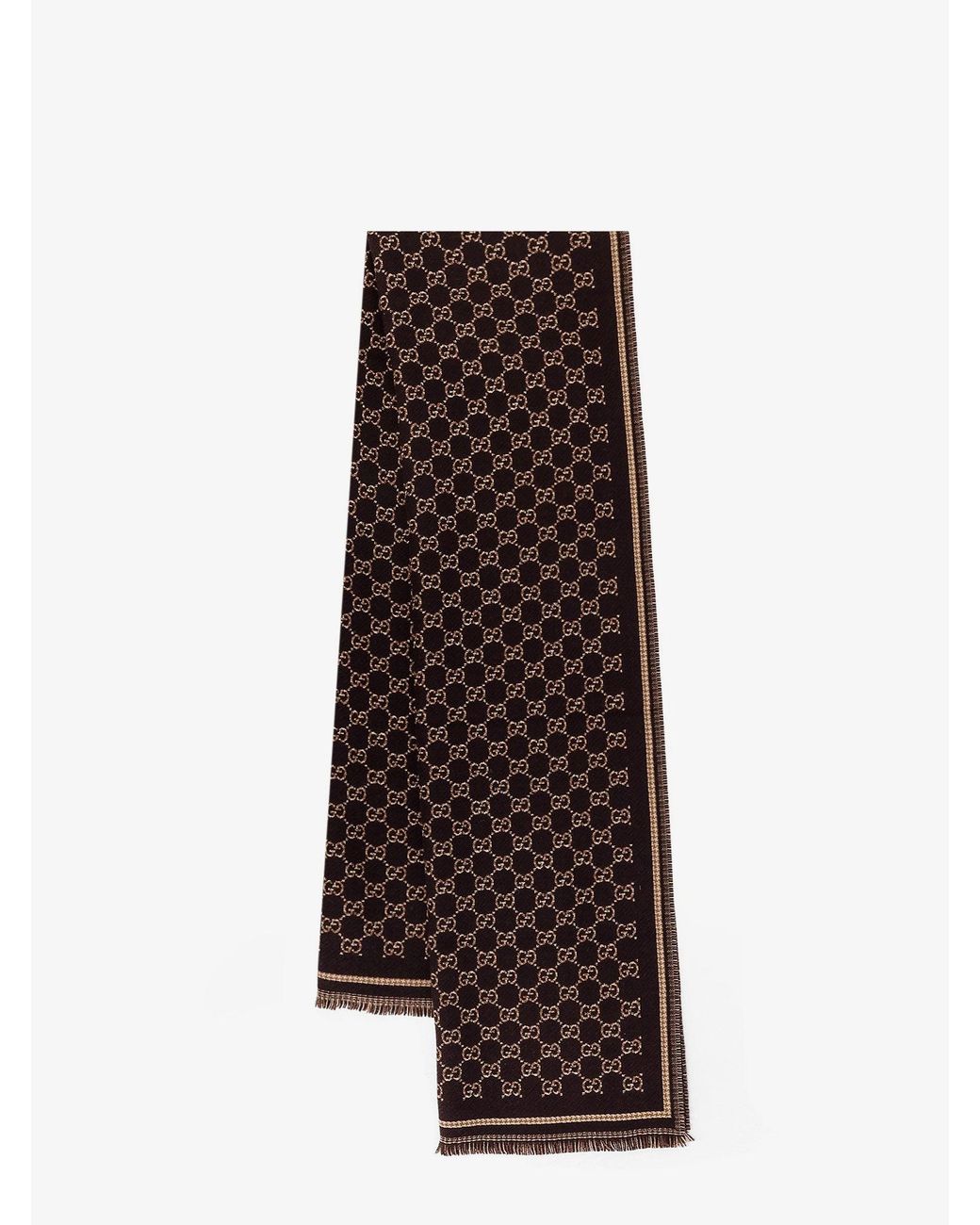 Sciarpa Gg di Gucci in Brown da Uomo