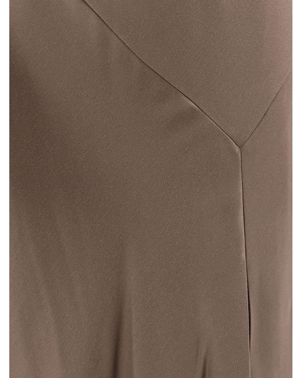 Alberta Ferretti Natural Viscose Long Dress