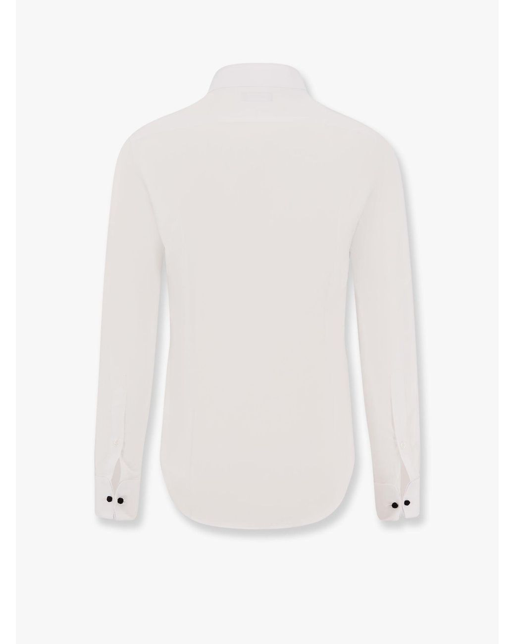Giorgio Armani White Cotton Shirt for men