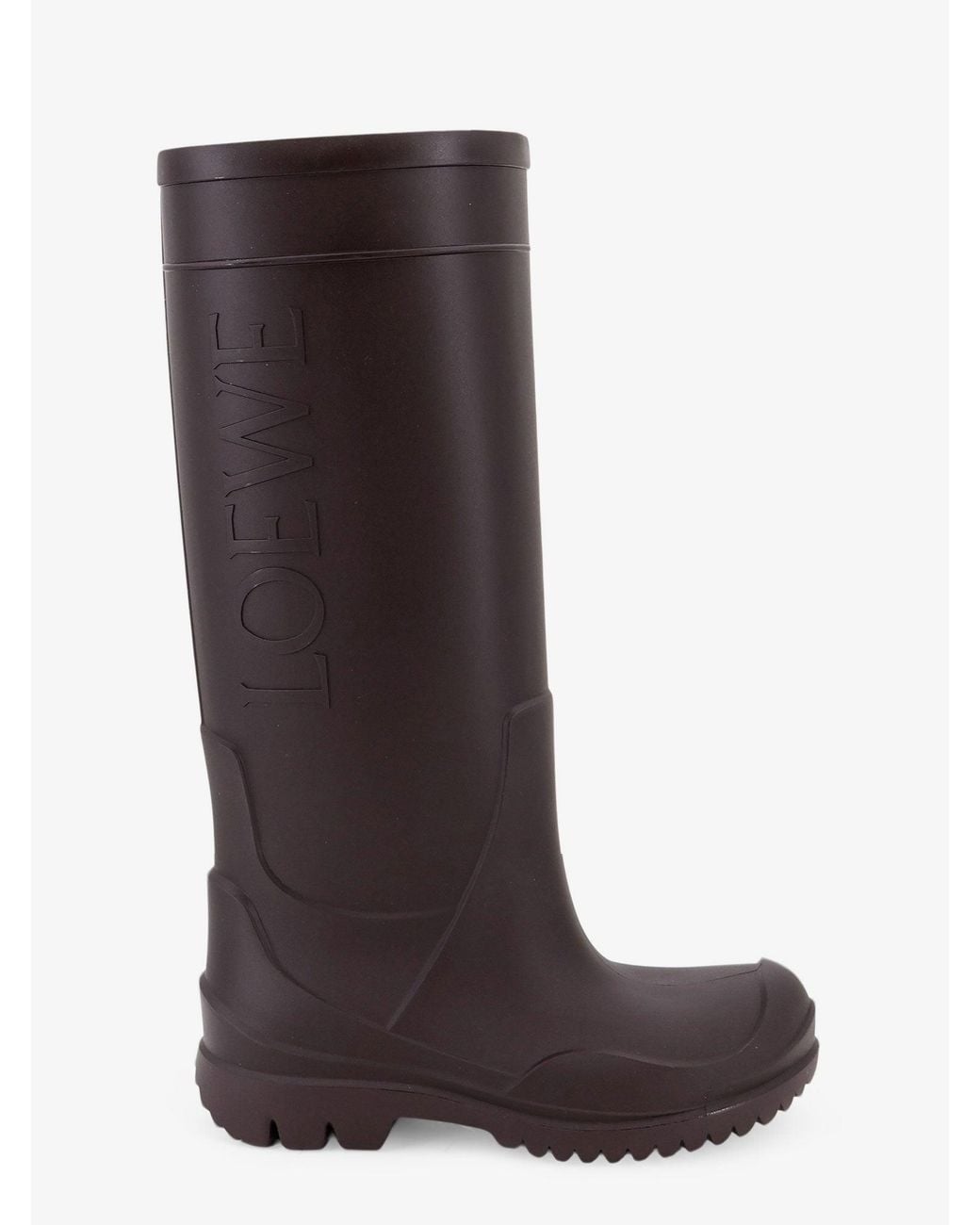 Loewe Brown Rubber Rain Boots