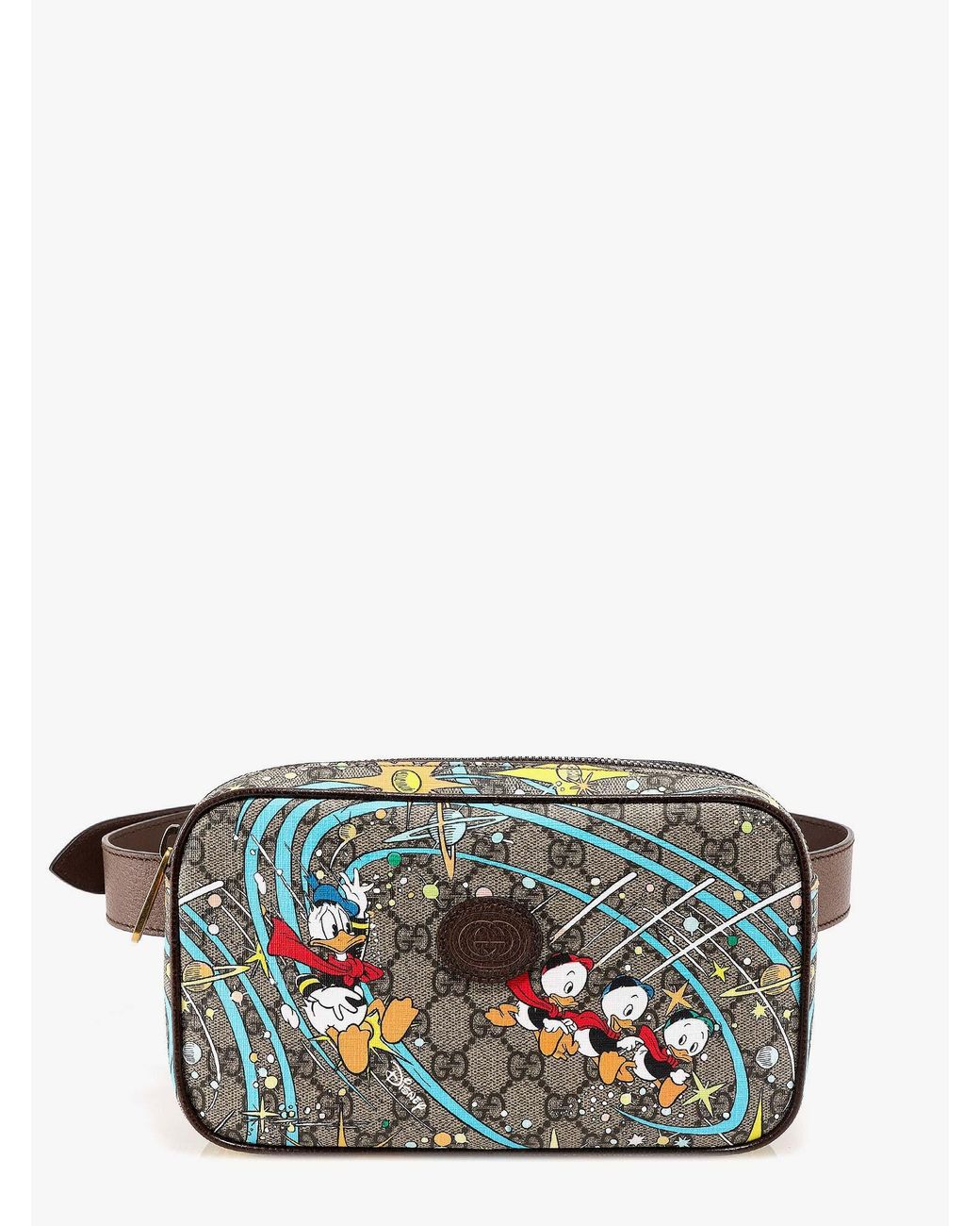 Gucci Disney X Donald Duck Print Belt Bag in Natural for Men | Lyst