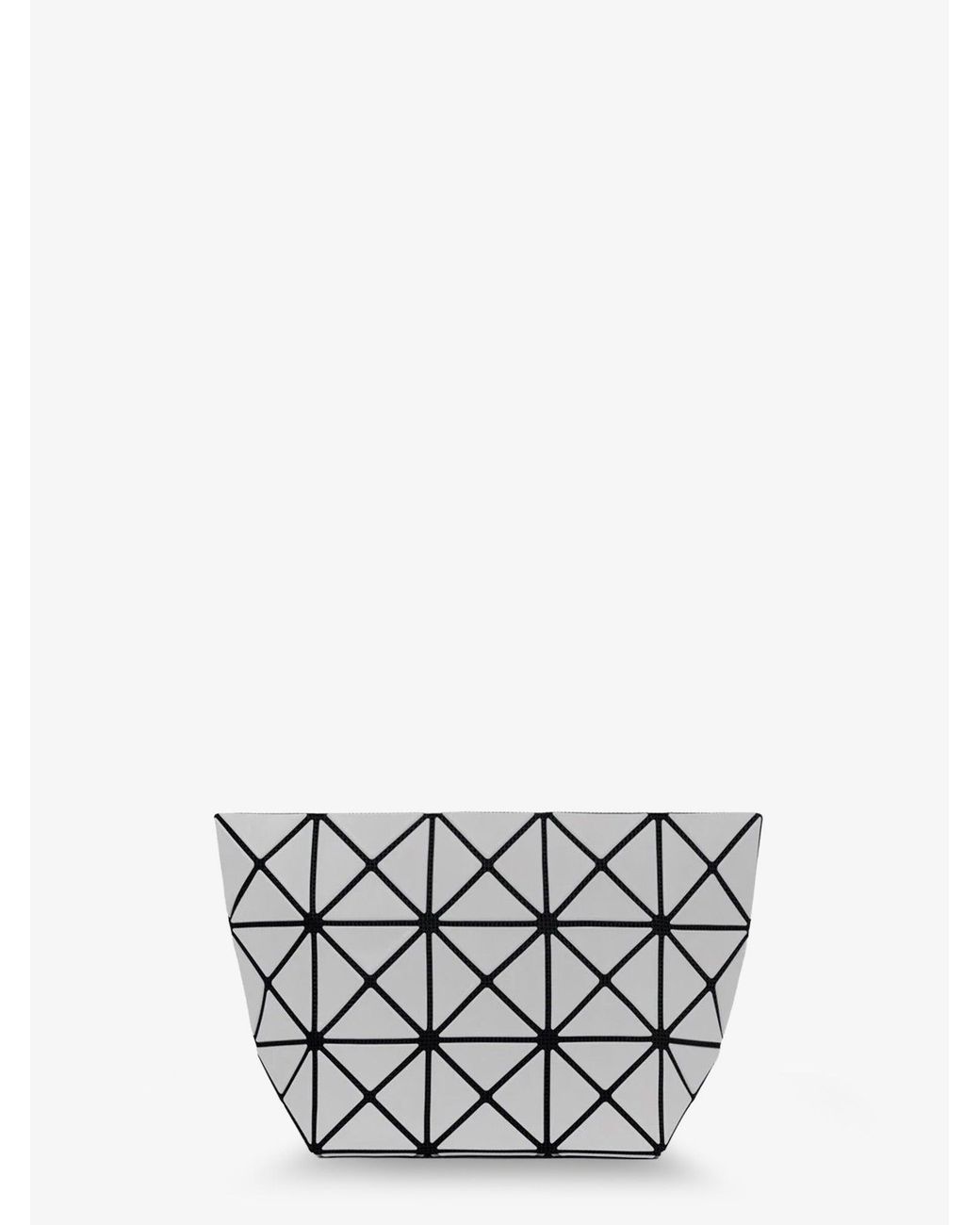 Issey Miyake White Prism Pvc Clutch Bag