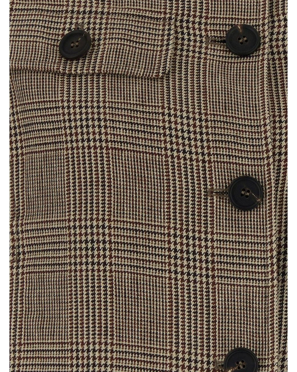 Brunello Cucinelli Brown Cropped Linen Jacket