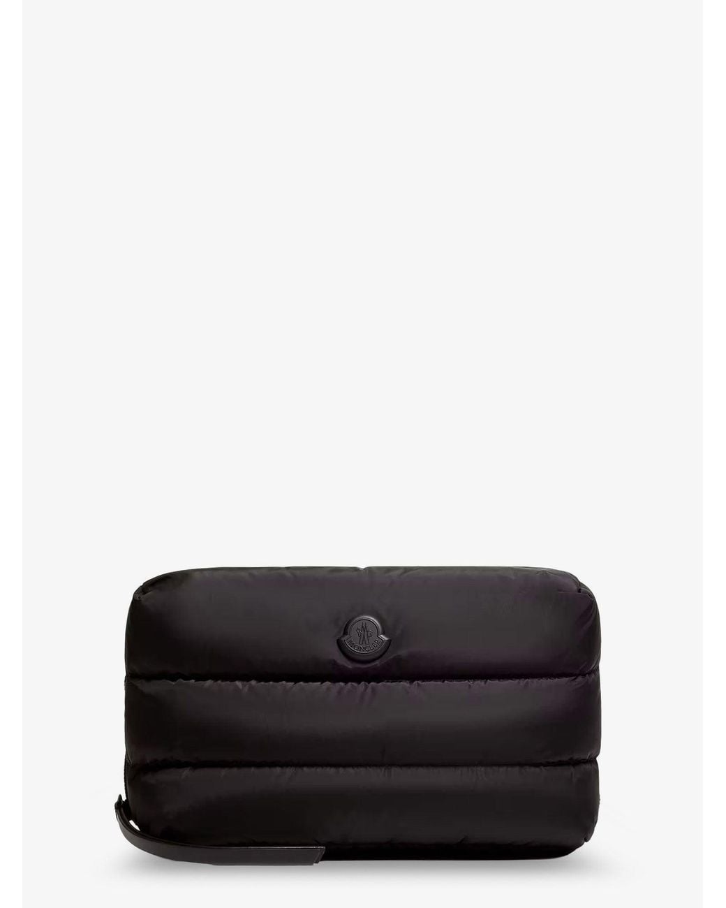 Moncler Black Nylon Caradoc Beauty Case With Metal Logo