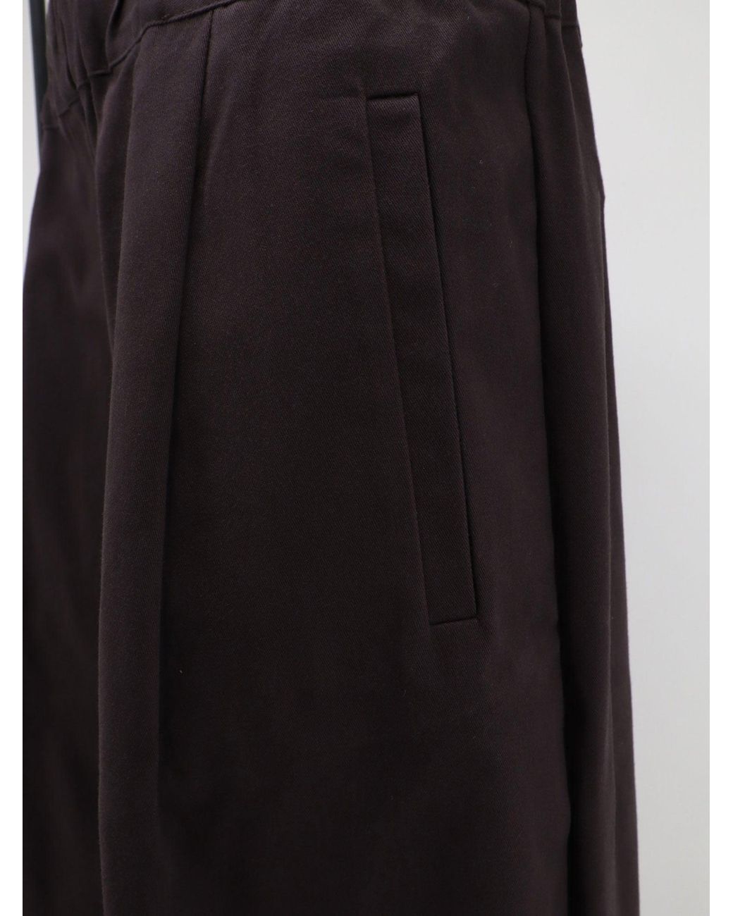 Semicouture Black Stretch Cotton Trousers