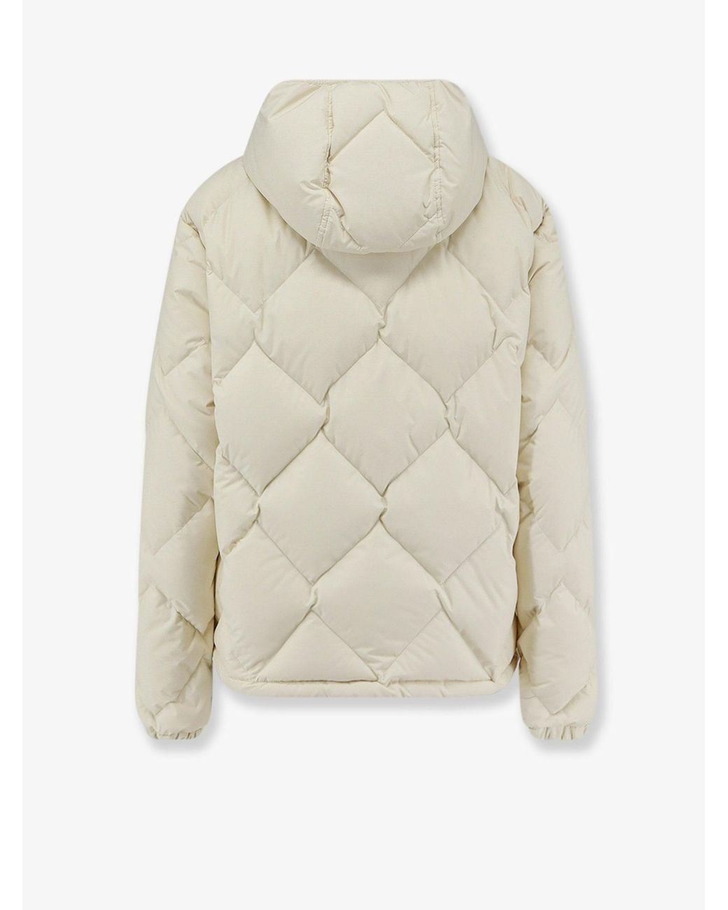 Moncler White Arvouinne Quilted Recycled Nylon Down Jacket