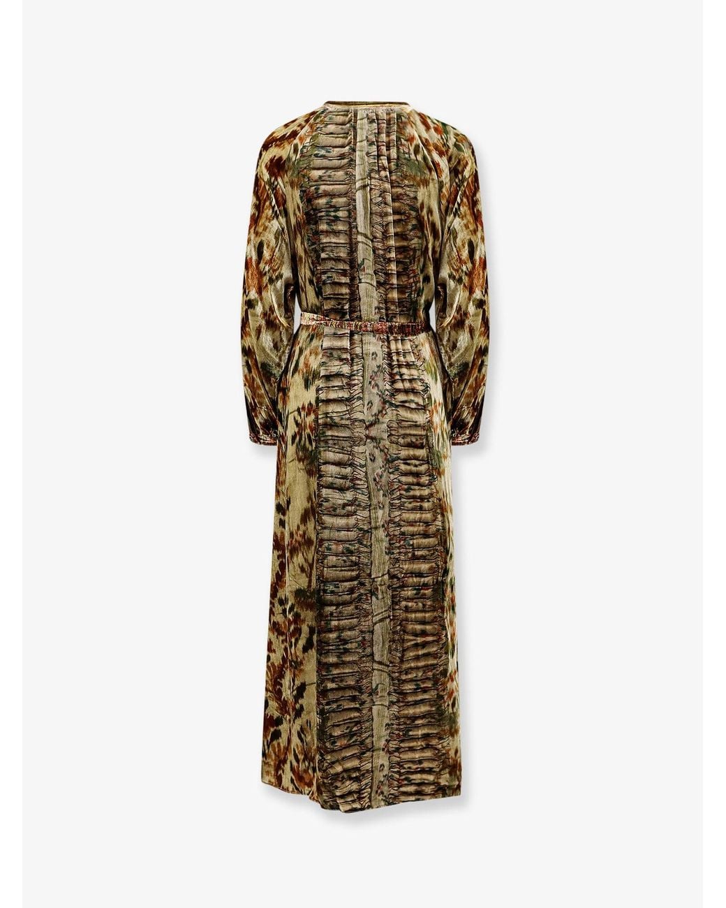 Pierre Louis Mascia Metallic Kanada Chenille Chemisier Dress