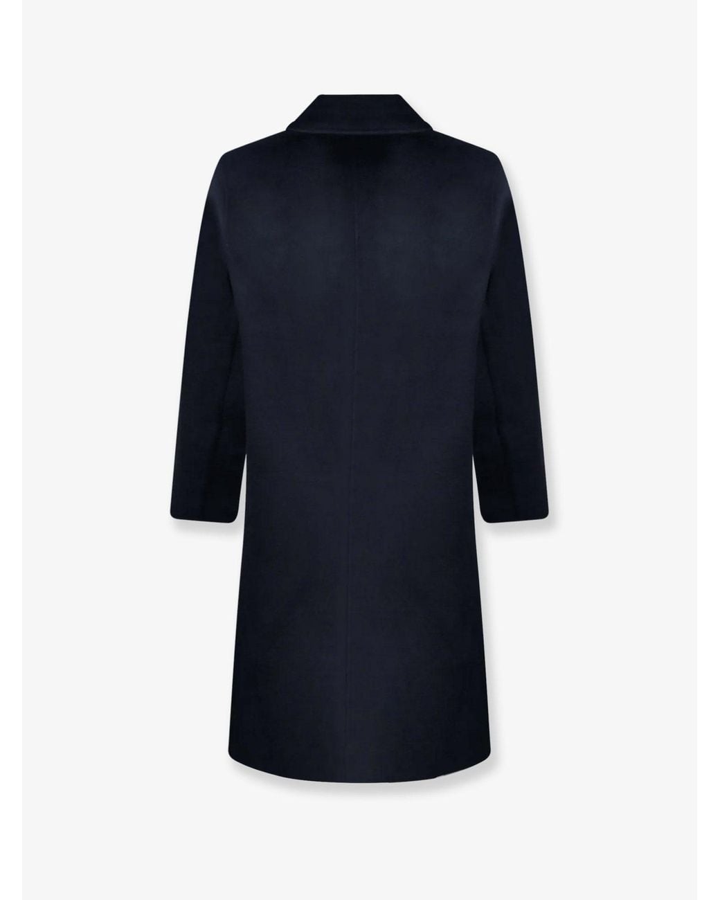 Amaranto Blue Wool And Cashmere Blend Coat for men