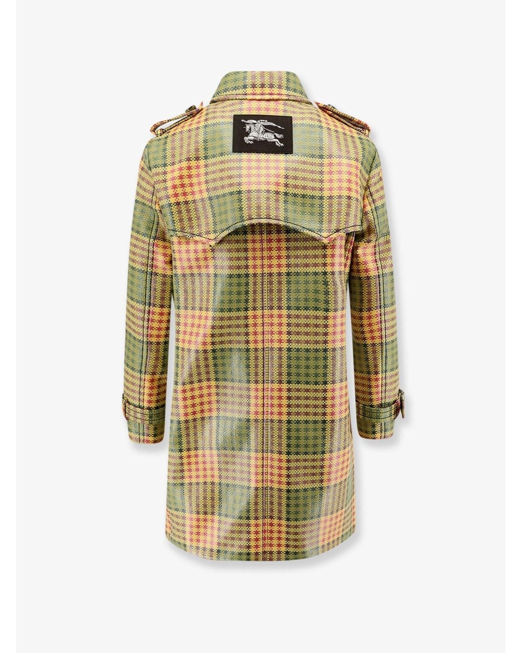 Burberry Metallic Summerside Madras Coat