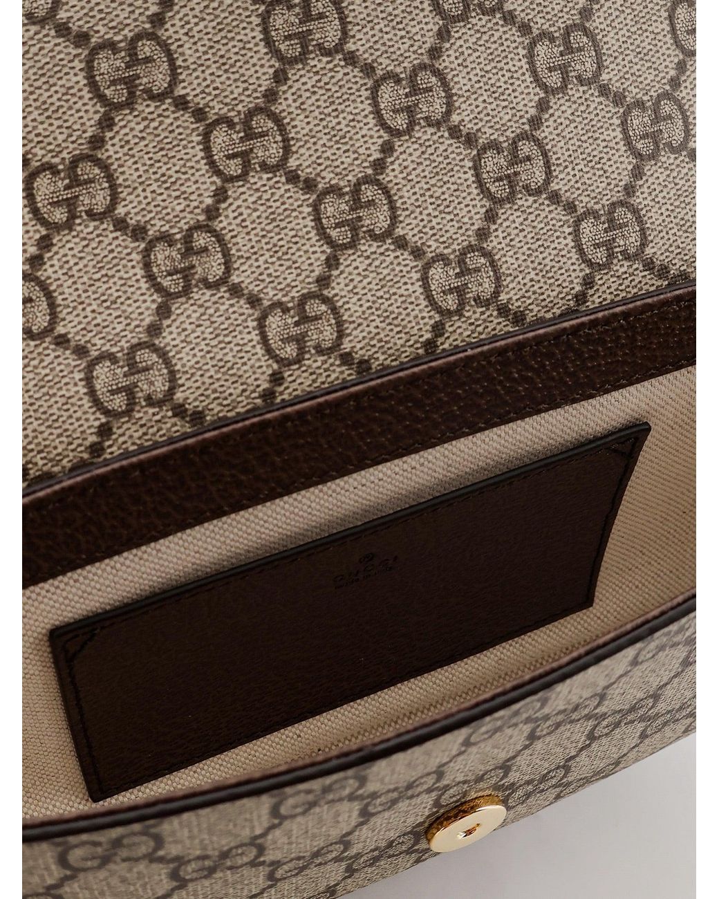 Gucci Gray Ophidia Gg Supreme Fabric Crossbody Bag