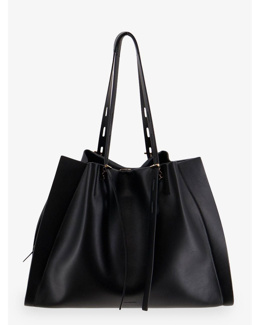 MINOBOSSI Black Paula Leather Shoulder Bag