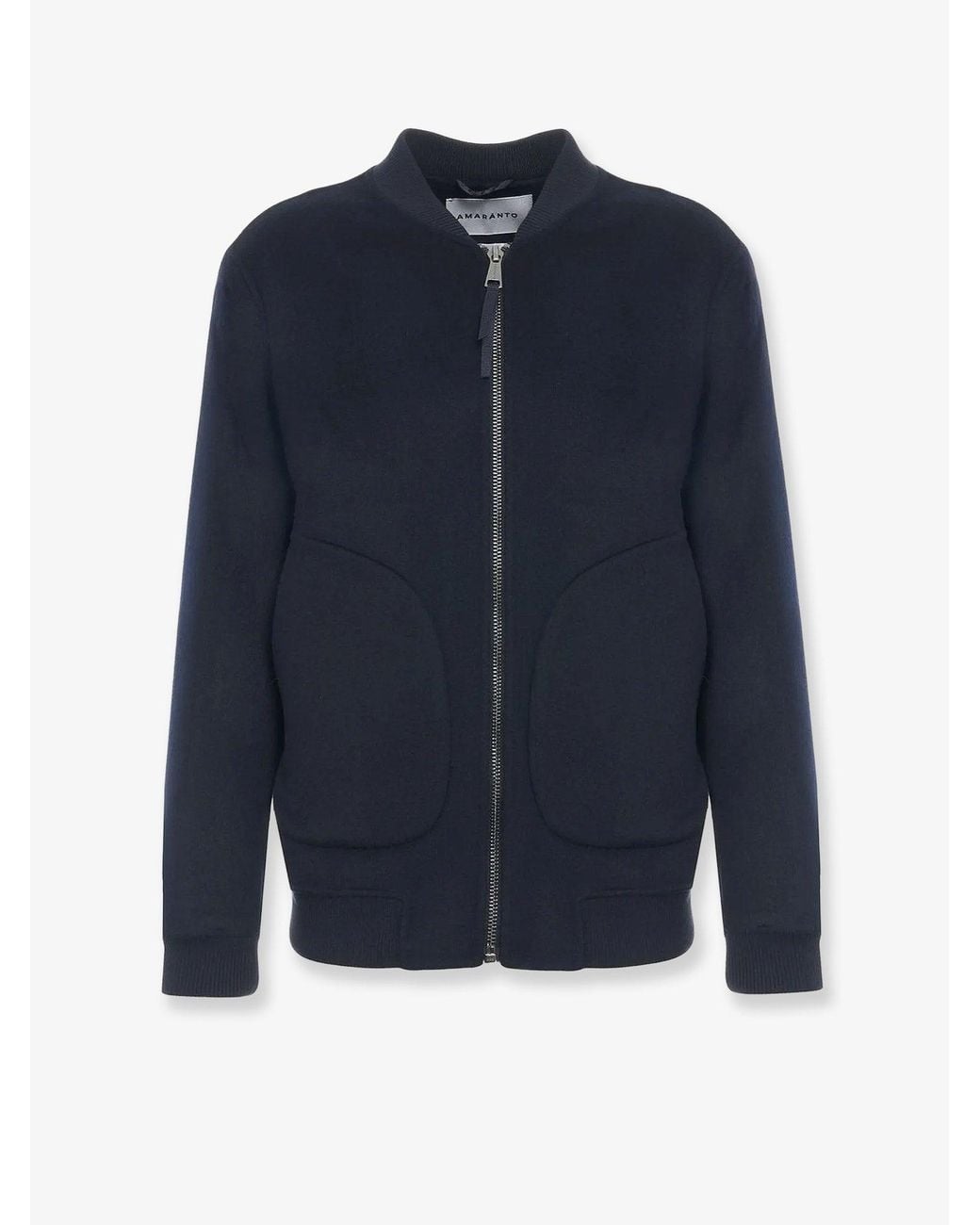 Amaranto Blue Wool And Cashmere Blend Jacket for men
