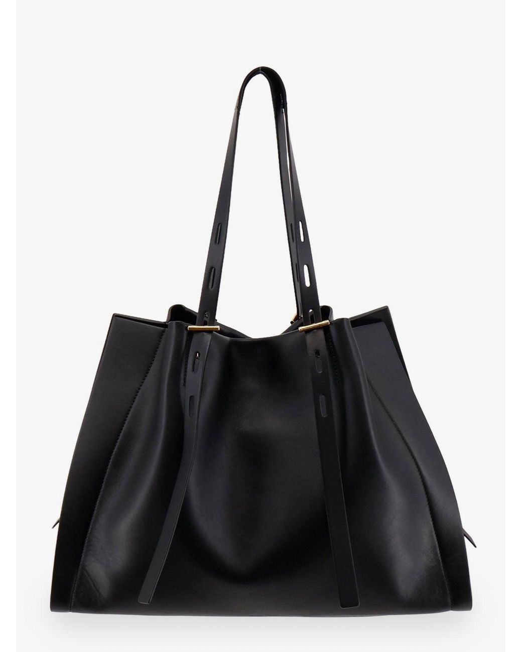 MINOBOSSI Black Paula Leather Shoulder Bag