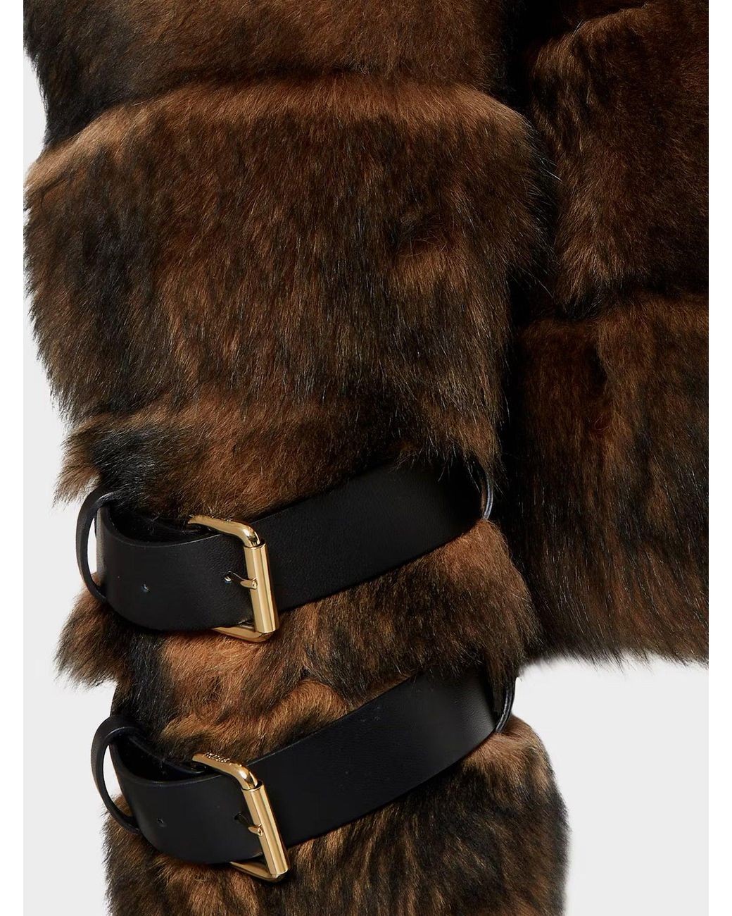 Shearling Jacket di Fendi in Brown