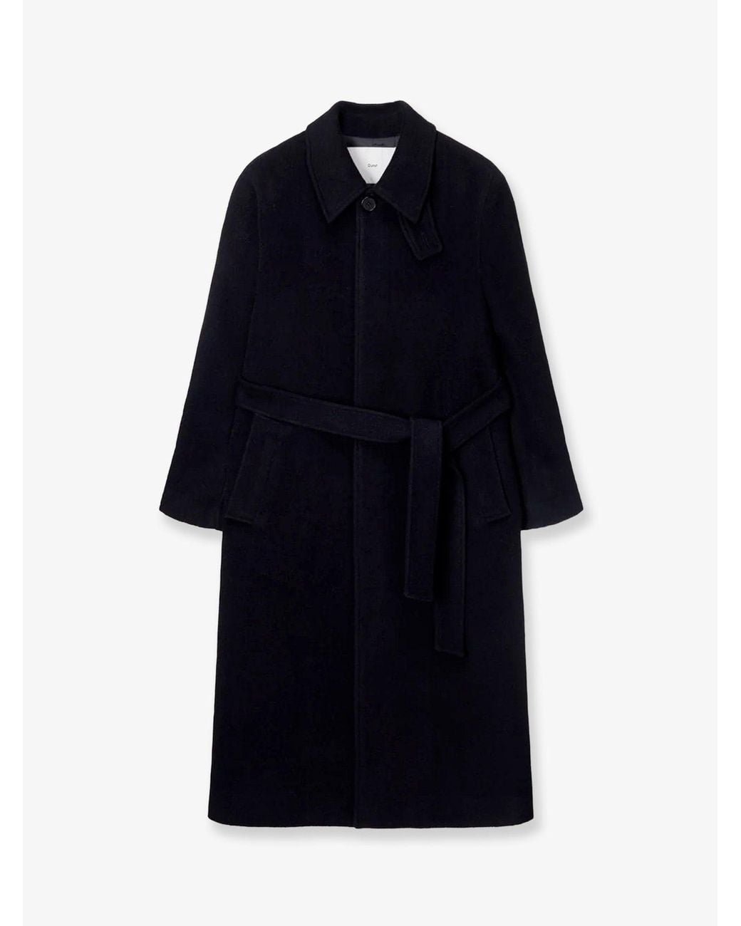 DUNST Blue Wool And Cashmere Blend Coat for men