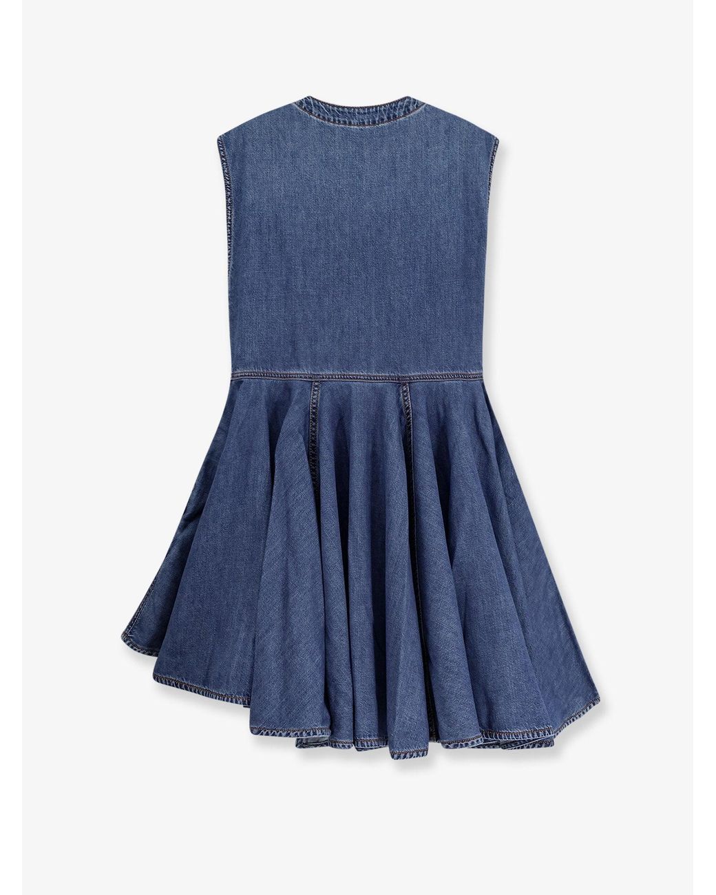 Vestito Wrap di Alaïa in Blue